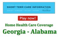 home health care insurance policy for Georgia and Alabama residents