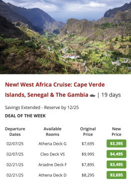 last minute travel deal October 22