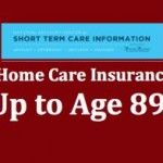 Home care insurance up to age 89