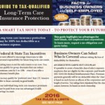 2016 guide to tax deductible long term care insurance