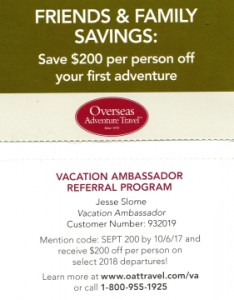 Discount Overseas Advenyure Travel